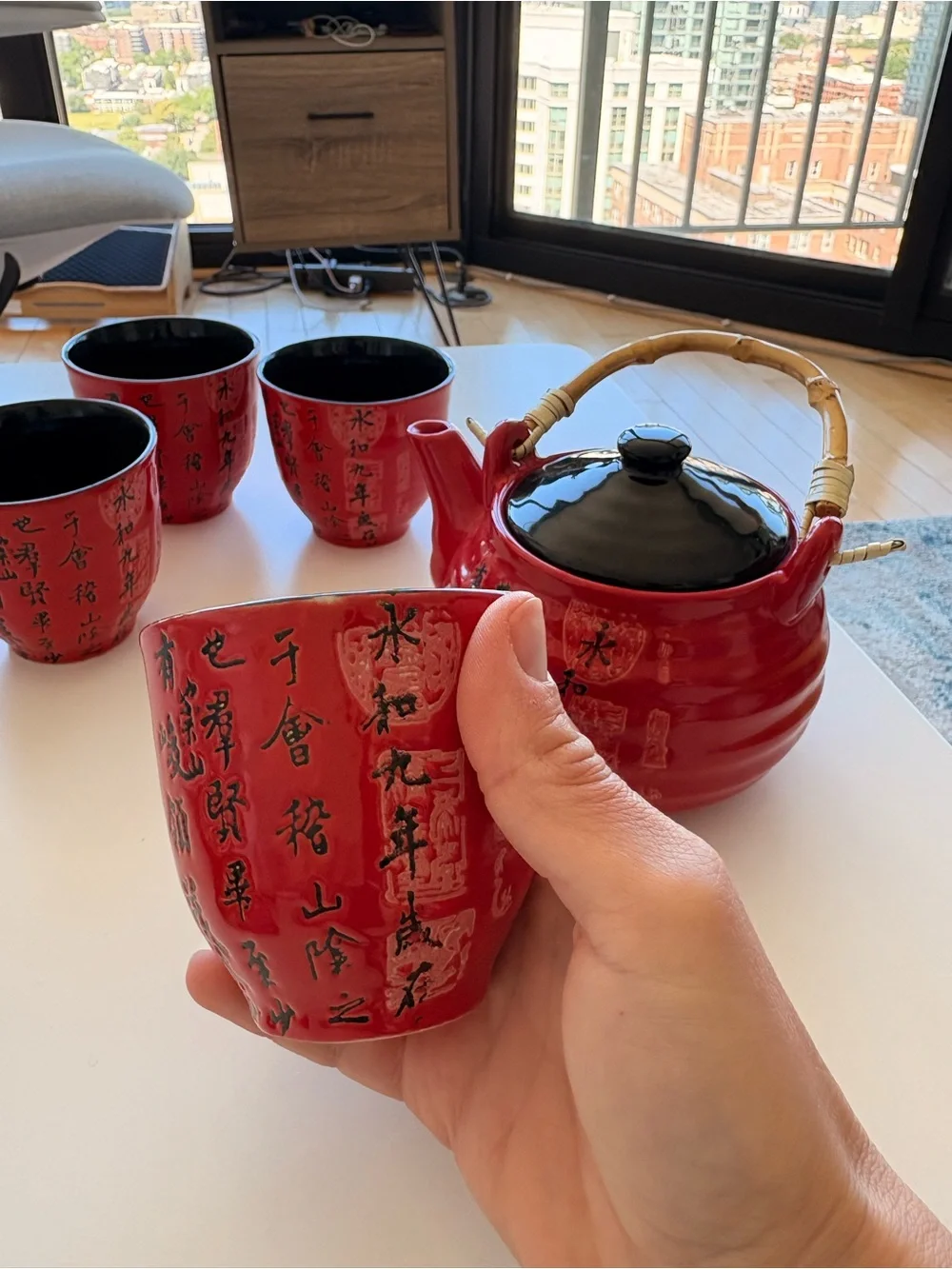 Brand new Japanese tea set